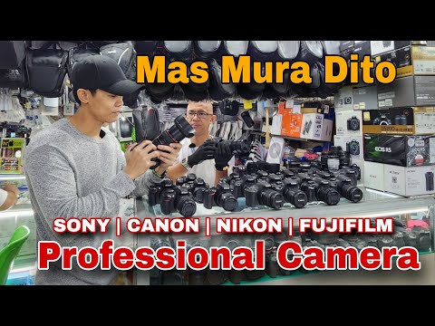 Mas Mura Dito ang mga Professional Camera | SONY | CANON | NIKON | FUJIFILM