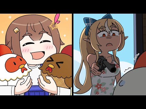 The Duality of Holo-Ranching【Hololive Animation｜Eng sub】