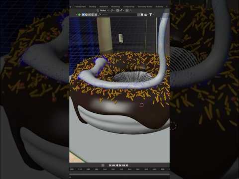 Blender VFX Tutorial | Blender Donut 🍩 #blender