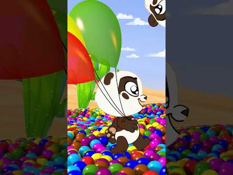 Learn Colors and Have Fun with Baloons - #nurseryrhymes #kidssongs #shorts