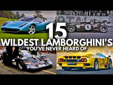 15 Wildest LAMBORGHINI's You've Never Heard of | Awesome Obscure Concept Cars | Supercars | Racing