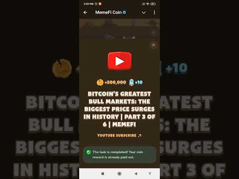 Bitcoin's Greatest Bull Market The Bitcoin Price surges in history part 3 memefi video Code