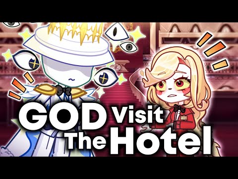 If God Visit Hazbin Hotel and Meet Charlie || Hazbin Hotel Gacha Animation