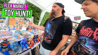 The Biggest Flea Market Hunt! Vintage Toys, Retro Games & Weird stuff!