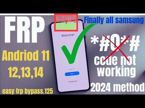 SAMSUNG FRP UNLOCK BYPASS ANDROID 15/14/13 NEW FREE METHOD 2025 | 100% Working