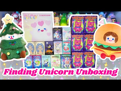 FINDING UNICORN BLIND BOXES *♡* SHINWOO, ZZOTON, AAMY, AND MORE!!