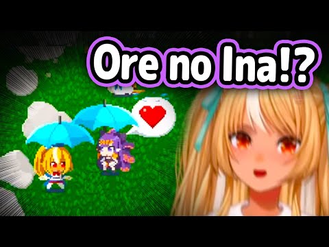 Flare Finds Ina In HoloCure New Update and Her Reaction Is Too Cute *spoilers*【Hololive】