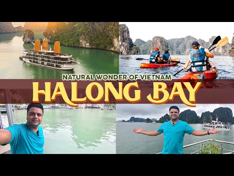 Ha Long Bay, Vietnam | Complete day cruise of Halong Bay | Surprise caves, kayaking & Ti Top Island