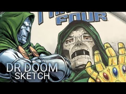 Dr Doom - Sketch Book Cover