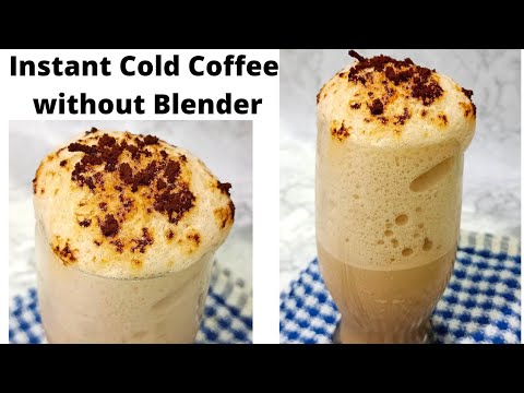 Cold coffee without Blender-Cold Coffee easy and instant without blender-instant cold coffee at home