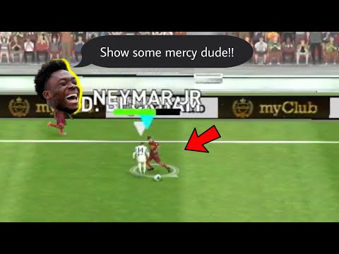 Neymar Humiliated Beckham🥶💔 Insane Dribbling🤯🔥 Pes 2021 Mobile #shorts