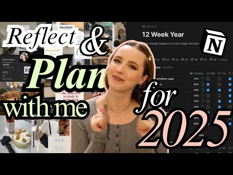 Plan for 2025 with me | How I’m using the 12-Week-Year to achieve ALL of my goals in the new year ✨