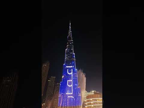 Burj Khalifa, Dubai/Burj Khalifa Light Show #shorts #burjkhalifa #dubai #dubailife @Baby'sWorld