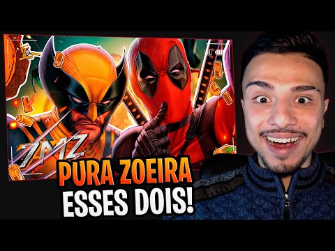 REACT Deadpool e Wolverine - BALAS E GARRAS | 7 Minutoz [Reagindo]