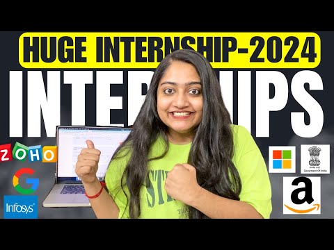 Hurryup😳Infosys, Zoho, Amazon, Google Internships Announced🔥🔴Dream Internships of 2024❤️