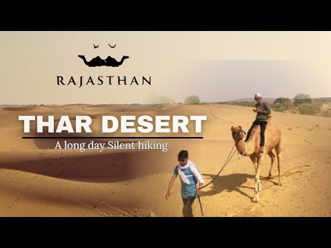 Silent Hiking in Thar Desert 🏜️ | India 🇮🇳 | Travel monkey adventure