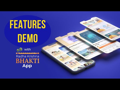 Radha Krishna Bhakti App by JKYog Features Demo