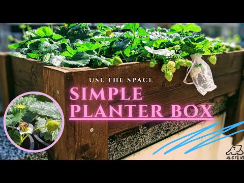 How to Build Simple Wooden Planter Box - DIY Woodworking