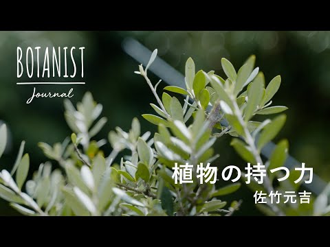 【BOTANIST JOURNAL】植物の持つ力 　佐竹元吉