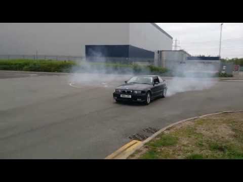 Dan doing doughnuts