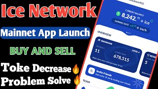 Ice Network Mainnet App Launch 🔥|| Ice Network Buy And Sell Update|| Ice Network Price Prediction