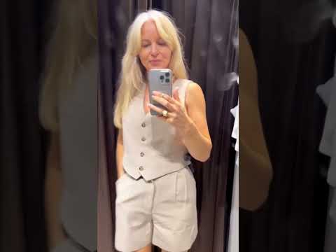 Try on Haul at Zara #summerfashion #over50style #styleover40 #zara