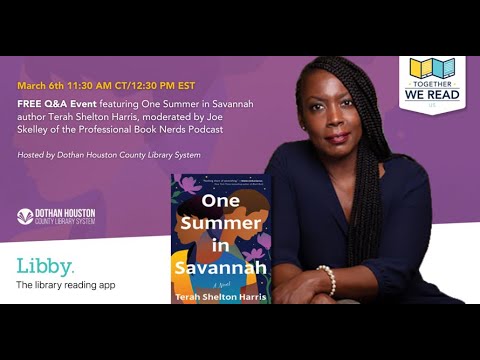 Together We Read LIVE - A Q&A with Terah Shelton Harris, author of One Summer in Savannah 📚