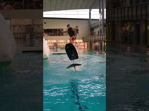 Testing Lift Efoil in the pool in Trondheim #efoil