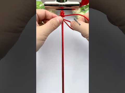 Happy New Year! Rope weaving skills sharing. Simple braided bracelet tutorial. Bracelet weaving