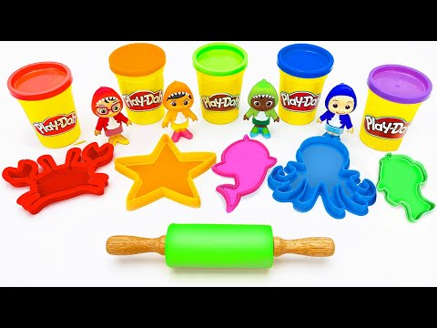 Create and Learn Animals, Ice Cream, and Numbers with Play Doh | Preschool Toddler Learning Video