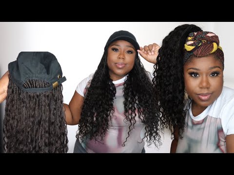 Grab & Go Braids Band With Boho Style Human Hair Curls