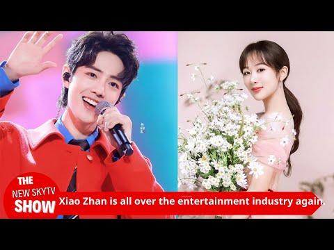 The entertainment industry is once again dominated by Xiao Zhan, who appeared in a noble black outfi