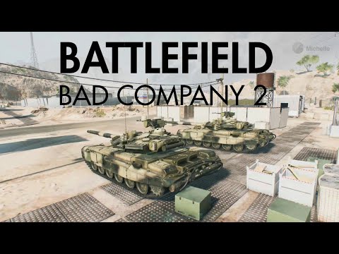 Battlefield Bad Company 2 Arica Harbor Tank Gameplay