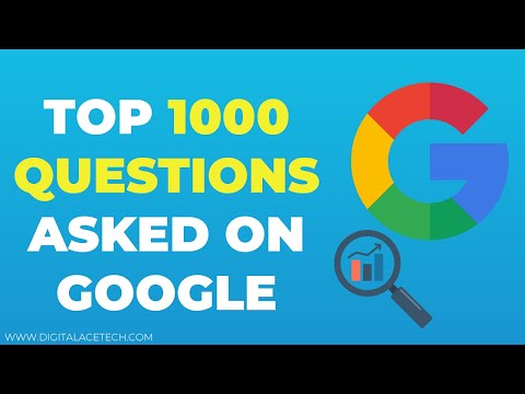 What Do People Search On Google? | Top 1000 questions asked on google in 2 minutes