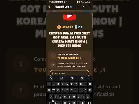 Crypto Penalties Just Got Real in South Korea: Must Know | Memefi New video code #memefi