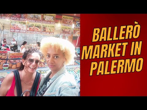 MERCATO BALLARÒ IN SICILY-A MUST SEE #italianmarkets #italianfood #tourism  #palermo #souvenir