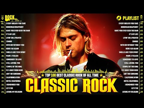 Best Classic Rock Of 70 80s 90s 🔥Aerosmith, Nirvana, ACDC, Queen, Bon Jovi, Scorpions, Guns N Roses