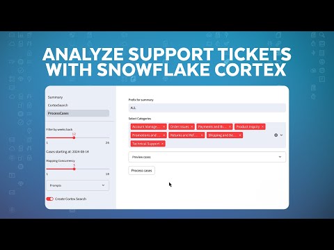 How To Analyze Support Tickets With Snowflake Cortex LLMs, Notebooks, And Streamlit