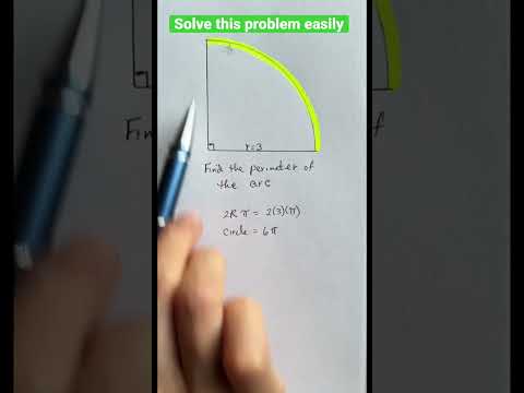 Geometry Problem - Find the perimeter of the arc.