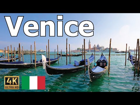 Venice, Italy - 4K Walking Tour - Piazzas, Canals, and Bridges