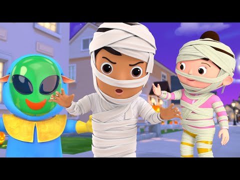 Scary Costumes & Sweet Treats! Trick or Treat 👻🍬 | Fun Baby Songs | Classic Baby Songs