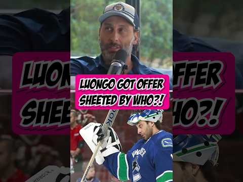 Roberto Luongo was offer sheeted by the RED WINGS?!