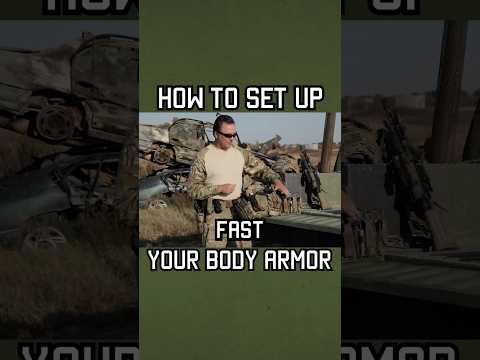 How to set up BODY ARMOR #specialforces #military #youtubeshorts #reels #tips