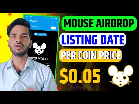 MOUSE AIRDROP LISTING DATE CONFROM | MOUSE AIRDROP IMPORTANT UPDATE TODAY | MOUSE AIRDROP PER COIN 5