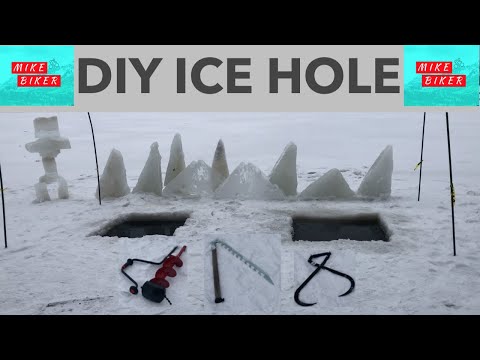 MAKING THE PERFECT ICE HOLE FOR COLD PLUNGING!