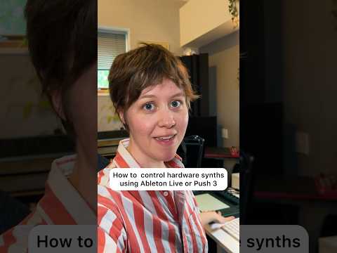How To Control Hardware Synths With Push!  (MIDI Setup Explained) #producertips #abletontips