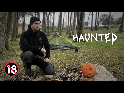 CAMPING on UK’s MOST HAUNTED ISLAND - Witchcraft, Murders! 🎃