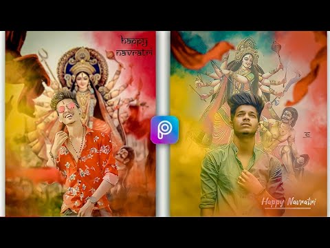 Navratri Photo Editing Tautorial PicsArt || PicsArt Novratri Photo Editing || Maa Durga Photo Edit