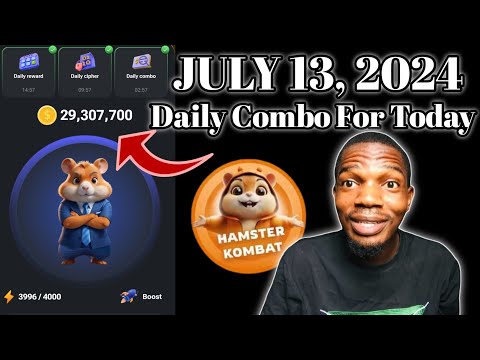 Hamster Kombat Daily Combo July 13, 2024 Hamster Kombat Combo Today | Daily Combo Hamster Kombat