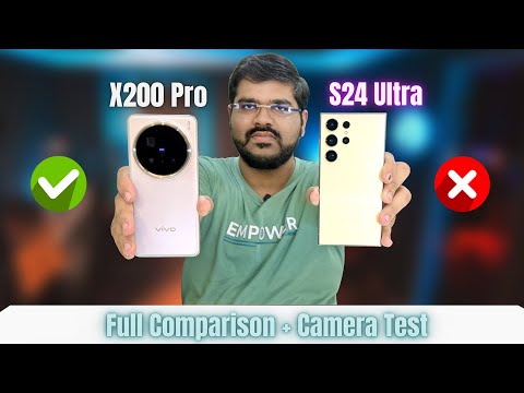 Vivo X200 Pro Vs Galaxy S24 Ultra *Full Comparison* ⚡Camera Test